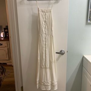 ASOS Cream Lace Maxi Dress